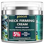 Neck Firming Cream,Retinol Cream,Collagen Cream Natural With Retinol, Collagen & Hyaluronic Acid,For Wrinkles,Day & Night Anti Aging Collagen Cream-Hydrating & Renewing Effect,(1.7OZ)