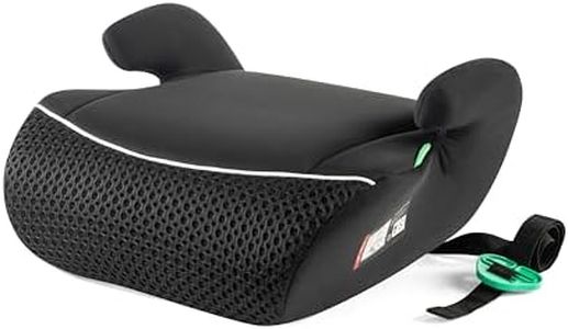 b bellelli - EOS² AIR, Seggiolino Auto i-Size, Rialzo Auto per Bambini 125-150 cm (22-36kg), Inserti Mesh 3d AIR Traspiranti, Colore Nero, 6-12 Anni