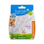 Brush-Baby Chewable Toothbrush and Teether (10-36 Months) - Perfect for Teething Toddlers and Those who chew Their Toothbrush or Won't Brush Their Teeth!