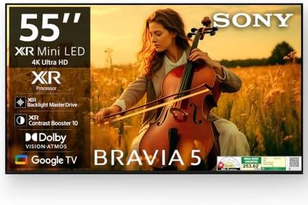 Sony 139 cm (55 inches) BRAVIA 5 Series 4K Ultra HD Smart Mini LED Google TV K-55XR55A