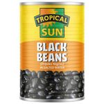 Tropical Sun Black Beans 400 g cans (pack of 12)