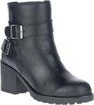 Harley-Davidson Footwear Womens Lalanne Dbl Strap Motorcycle Riding Boot, Black, 8 M US