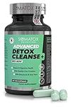 Advanced Detox Cleanse Plus – BIO-ADV™ Natural Colon & Liver Cleanse - Aids Digestion & Liver Function for Weight Loss & Health | Aloe Vera & Botanicals - 30 Day Supply/Vegan Capsules