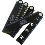 Amscan 9903096 - Star Wars Stencil Rulers Party Bag Favours - 4 Pack