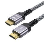 NITASA 8K HDMI to HDMI 2.1 Cable 10FT,48 Gbps Ultra High Speed HDMI Cord 28AWG 2160P,1080P,3D,HDCP2.3,eARC,DTS:X,Dolby Compatible with Roku TV/HDTV/Blu-ray/Monitor/PS5/PS4/Xbox One/Fire TV/Netflix