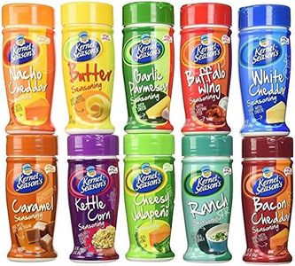 Kernel Season's Popcorn Seasoning Large Sampler Pack 2.7oz Container (Variety Pack of 10 Different Flavors)