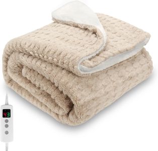 PROALLER Heated Blanket, Beige, 160x130cm – Electric Throw