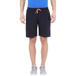 Nivia Urban Peach Shorts for Men | Shorts for Gym | Sports Shorts | Running Shorts (Navy Blue/Red,M)