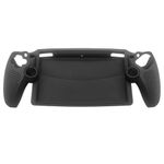 ZORBES® Silicone Cover for Sony PlayStation Portal Case Protective Silicone Skin Cover Anti-slip Controller Grip Design Fashion Black Silicone Cover Case for Sony PlayStation Portal