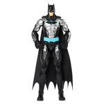 DC Comics Batman 12-inch Bat-Tech Action Figure (Black/Blue Suit), Kids Toys for Boys Aged 3 and up