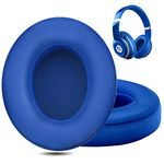 Professional Headphone Replacement Ear Pads for Beats Studio 2 & 3 (B0501, B0500) Wired & Wireless | Does NOT Fit Beats Solo, Enhanced Foam, Luxurious PU Leather (Blue)