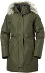 Helly Hansen Women's W Senja Parka Coat, Green, M