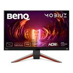 BenQ MOBIUZ EX270M 27 inch 240Hz IPS 1080p Gaming Monitor, 1ms GtG, HDRi Technology, AMD FreeSync Premium, sRGB 99%, 2.1ch Built-in Speakers, Eye-Care, Bezel-less, Gray