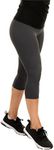 CompressionZ High Waisted Capri Leggings for Women Tummy Control - Workout Yoga Pants