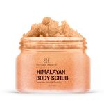 Botanic Hearth Himalayan Salt Body Scrub with Lychee Oil, Exfoliating Body Scrub act as Body Exfoliator & helps with Moisturizing Skin, Acne, Cellulite, Dead Skin Scars, Wrinkles 283 g