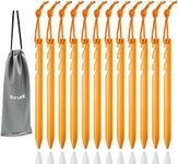 Aluminum Tent Stakes 12pcs-Pack, 70