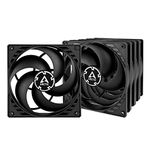 ARCTIC P14 (5 Pack) - 140 mm Case Fan, Value Pack, Pressure-optimised, Very quiet motor, Computer, Fan Speed: 1700 RPM - Black