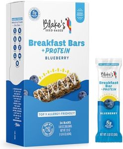 Blake's Seed Based Breakfast Bars with Protein — Blueberry (24 Count), 5g Clean Plant-Based Protein, Gluten Free, Nut Free, Dairy Free & Vegan, Healthy Snacks for Kids or Adults, School Safe