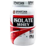 Spartan Sport Sciences Isolate Whey | Whey Protein Powder with 28g Protein, 13g Amino Acids, 6g BCAA & 4g Glutamic Acid | Zero Sugar Added | Rich Chocolate Flavour - 2lbs