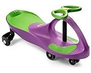 PlaSmart Inc. Inc. The Original PlasmaCar by Purple/Lime Ride on Toy, Ages 3 Yrs and up, No Batteries, Gears, or Pedals, Twist, Turn, Wiggle for Endless Fun