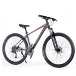 FitTrip Snyper GT 29T | Zoom Alloy Lockout Suspension | Shimano MT200 Hydraulic Disk Brakes Cycle | Superior 6061 Al Alloy Frame | 21 SPD Shimano Altus Gearset | Unisex (Amber Orange)