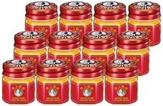 Siang Pure Yellow Balm - Warming Balm from Thailand - 12g Jar 12 Pack