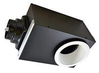 Aero Pure AP80RVLW Super Quiet 80 CFM Recessed Fan/Light Bathroom Ventilation Fan with White Trim Ring