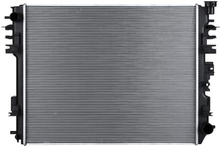 Engine Coolant Radiator Aluminum Compatible with Dodge Ram 1500/2500 2009-2010, Ram 1500/2500/3500/4000/1500 Classic 2011-2021 (3.6L/3.7L/4.7L/5.7L GAS/FLEX/MHEV/BI-FUEL/CNG) Replace OE# CH3010353