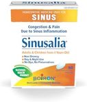 Boiron Sinusalia, 60 Tablets, Homeopathic Medicine for Nasal Congestion and Pain Related to Sinus Inflammation Like Stuffy Nose and Sinus Pressure, Non-Drowsy, For Ages 4 to Adult