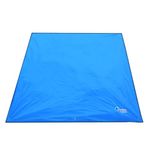 Azarxis Hammock Rain Fly Tent Tarp Ground Cloth Footprint Shelter Sunshade Beach Picnic Blanket Mat Large Portable Waterproof for Outdoor Camping Hiking Backpacking (Blue, S - 59 x 86.6 inches)