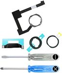 MMOBIEL Home Button Compatible with iPad Mini 4 - Flex Cable Connector - Replacement - Incl. Screwdrivers - White