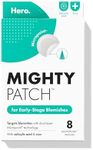 Mighty Patch Micropoint for Blemishes from Hero Cosmetics - Hydrocolloid Acne Spot Treatment Patch for Early Stage Zits and Hidden Pimples, 395 Micropoints (8 Patches)