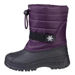 Costwold Kids' Icicle Snow Boot, Purple, UK2