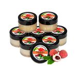 Vaadi Herbals Lip Balm, Lychee, 10gms x 8