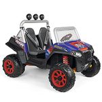 Peg Perego Children's 24V Polaris RZR 900XP Off Road Vehicle, Blue (Bright Blue)