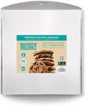 Baker's Secret Commercial Grade Natural Pure Aluminum 16" Cookie Sheet Flat, 100% Recycled Aluminum, Baking Tray For Oven - The Natural Aluminum Collection