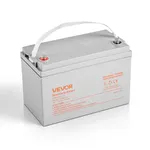 VEVOR Deep Cycle Battery, AGM Marine Rechargeable Battery, High Self-Discharge Rate Current for Mobility Scooters Electric Wheelchairs Go-Karts e-Bikes, 12V 75Ah