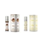 AL, Rehab Chocolate Attar and Aseel Attar Fresh, Oil 6ml Each, With Easy Apply