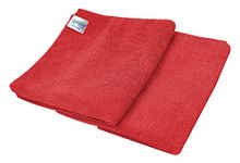 SOFTSPUN Microfiber Baby Hand & Face Wipes 30x30 Cms, 2 Piece Towel Set, 340 GSM (Red) Super Soft & Silky for Hand, Face and Body - Hypoallergenic Sensitive Skin Wipes & Washcloths.