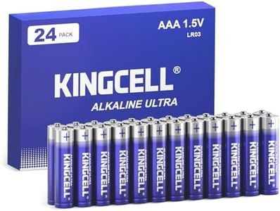 KINGCELL AAA Batteries 24 Pack, Alkaline Triple AAA Batteries High-Performance AAA Batteries with Ultra Long-Lasting Power for Household Device