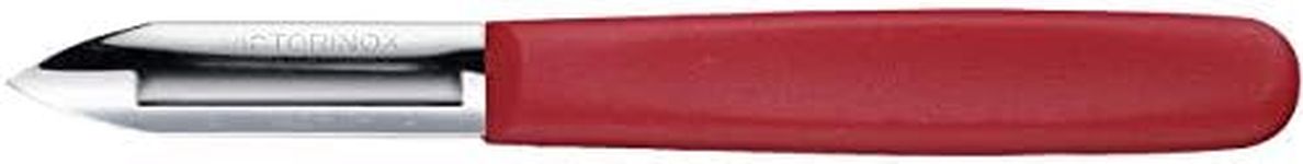 Victorinox Potato Peeler Single Edge Nylon Handle Potato Peeler, Red, 5.0101