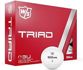 Wilson Staff Triad Golf Ball - 12 Balls, White