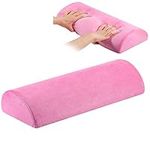 SKYZONAL Large Memory Foam Bolster Pillow Back Pain Relief Lumbar, Neck Legs Ankle and Knee Support Pillow