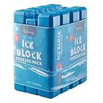 Galvog® Freezer Blocks Ice Packs 400mlx4 for Lunch Box | Long Lasting Reusable Ice Blocks For Cool Bags Lunch Boxes Coolers – Your Travel Camping Picnic Companion