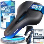 NEXTCOVER® Bike Seat with Memory Foam 2.0 and [Volume-Air] Suspension I Maximum Riding Comfort I Bike seat Cushion for Men & Women I Mountain Bike Saddle, Exercise Bike, Road Bike Seat, Bicycle Seat