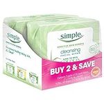 Simple Cleansing Facial Wipes (Boxe