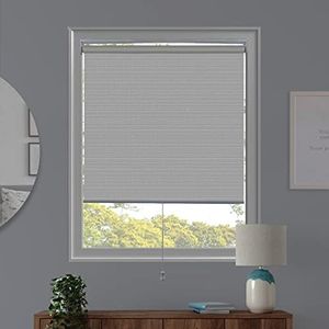 CHICOLOGY Roller Shades, Cordless Blinds, Window Shades for Home, Roller Window Shades, Window Treatments, Door Blinds, Light Filtering Shades,View-Tiful Chantilly White (Solar), 24" W X 72" W