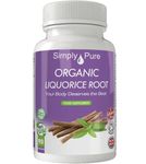 Simply Pure Organic Liquorice Root, Capsules x 90, 100% Pure Soil Association Certified, 450mg, Gluten Free, GM Free, Vegan