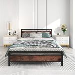 Metal And Wood Bed Frame