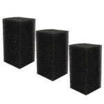 Jainsons Pet Products Pre-Filter Sponge, Aquarium Pre Filter Foam Sponge Compatible Filter Accessories for Fish Tank Aquarium (RECTANGULAR-3PCS)